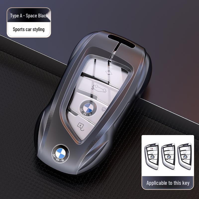 High-End Metal Key Case for BMW 1, 3, 5 Series (320Li, 525), & X4 - Unisex Design
