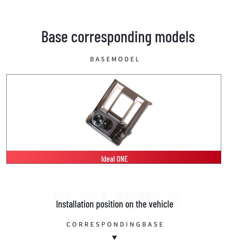Applicable Ideal L8/L9 Car Mount: Modified Decorative Interior Navigation Bracket