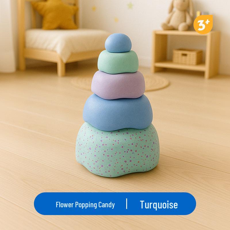 Rainbow River Stones Balance and Sensory Training Toys for Children