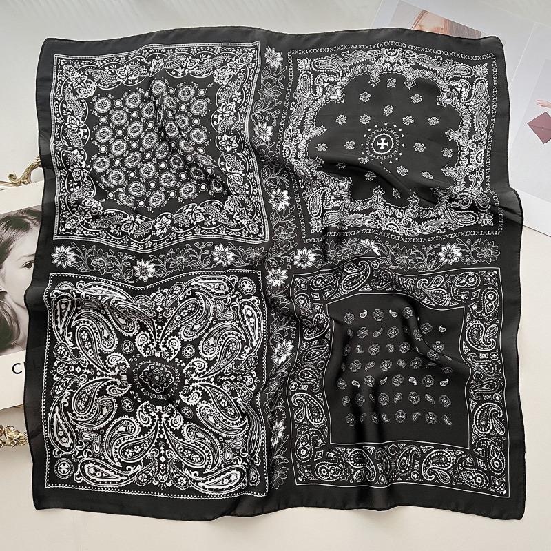 Small square scarf silk scarf men's neck protection scarf professional wear with shirt thin scarf 70x70 scarf