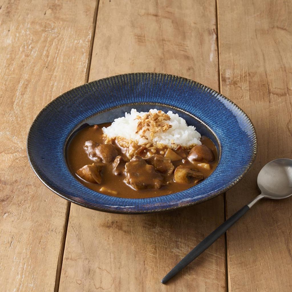 Mino ware suitable for or other approximately 24cm in microwave and dishwasher featuring the sea cucumber made in product number "miyama" dish, curry,