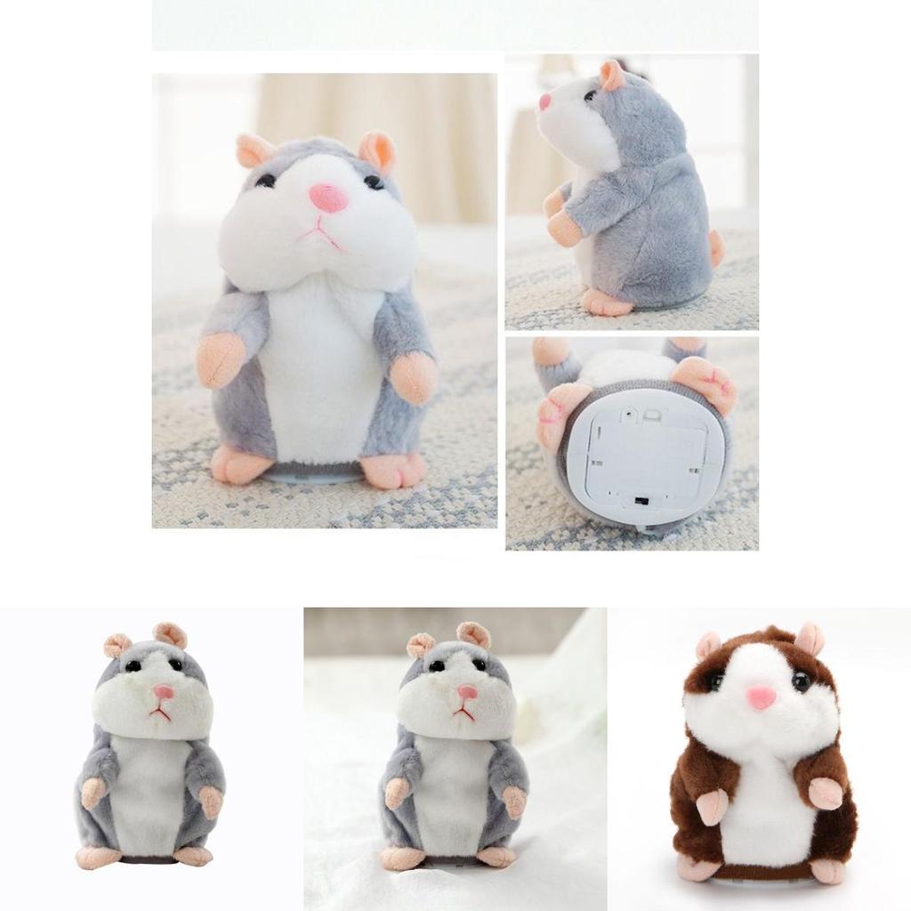 Hamster Plush Toy With Sound And Music For Holiday Decor And Gift Giving