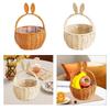 Koszyk do przechowywania prezentów z cukierkami na Wielkanoc 7x11 cali Uroczy Wielofunkcyjny na Upominki Imprezowe Dekoracja Lekki