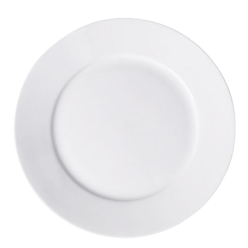 Zhi Shi Commercial White Ceramic Western Dinner Plates
