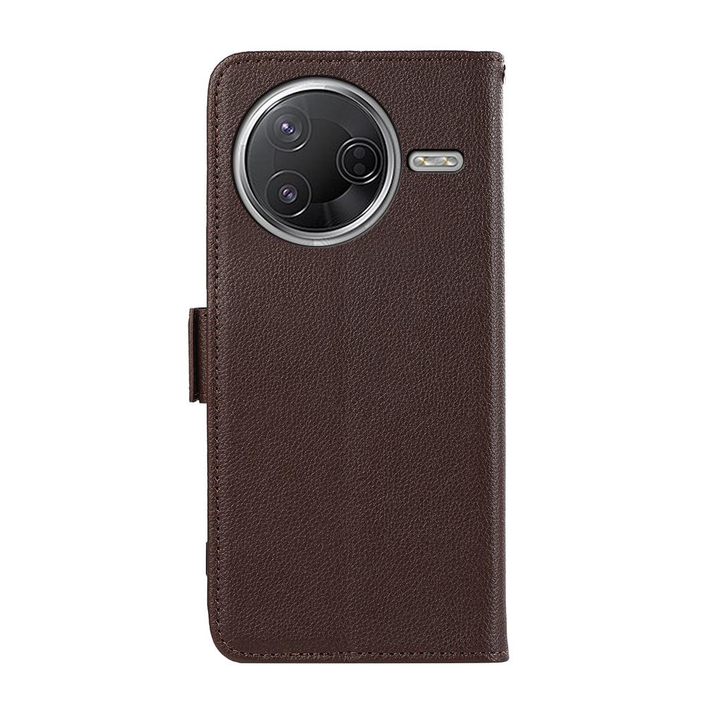 ABEEL Leather Case For Xiaomi Poco F7 Pro 5G/F7 Ultra 5G/Redmi K80 Pro 5G/K80 5G Litchi Texture RFID Blocking Phone Cover