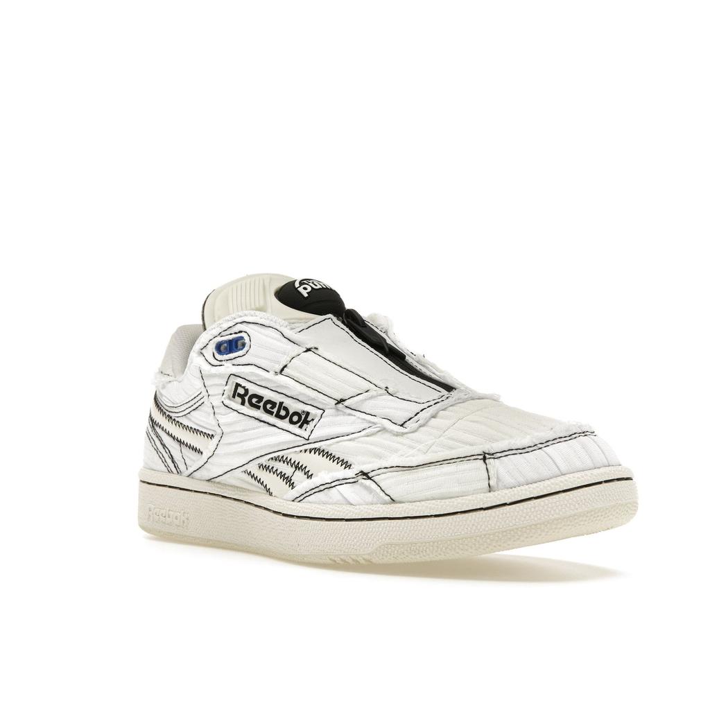 Market X Reebok Club C 85 Pump Chalk Black Unisex Sneakers Cream White Core-Black 100069832