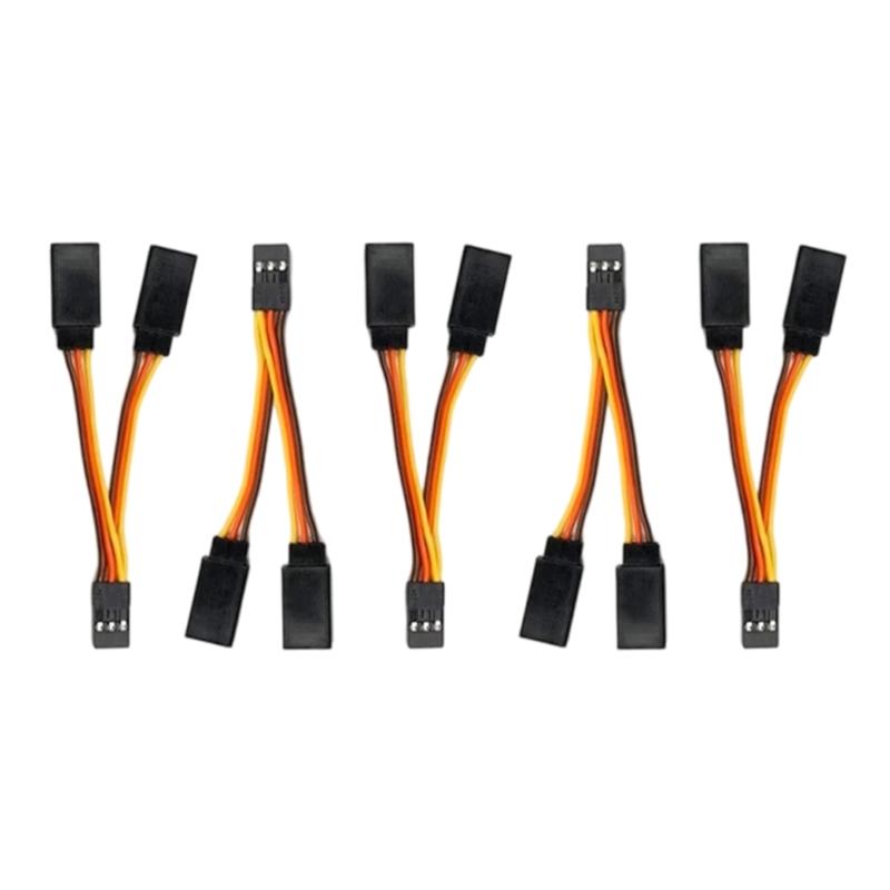 Pack of 5 30Core Short Servo Y Connectors Cables 5cm for Servo JR Futabas Helicopter Remote Controls Devices