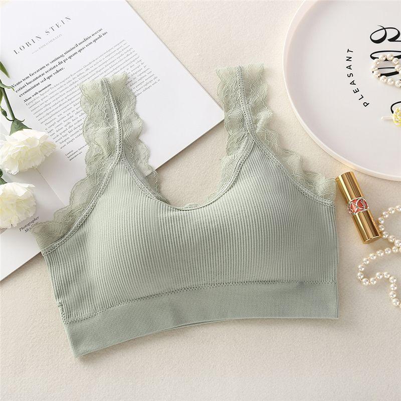Sexy Spitzen-Yoga-Sport-BH für Damen mit atmungsaktiver Push-Up-Wickelbrust und schönem Rücken-Design