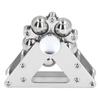 Fingertips Rotating Ferris Wheel Toy Aluminium Alloy Wheel Rotating Decompression Stress Relief Entertaining Toy Silver
