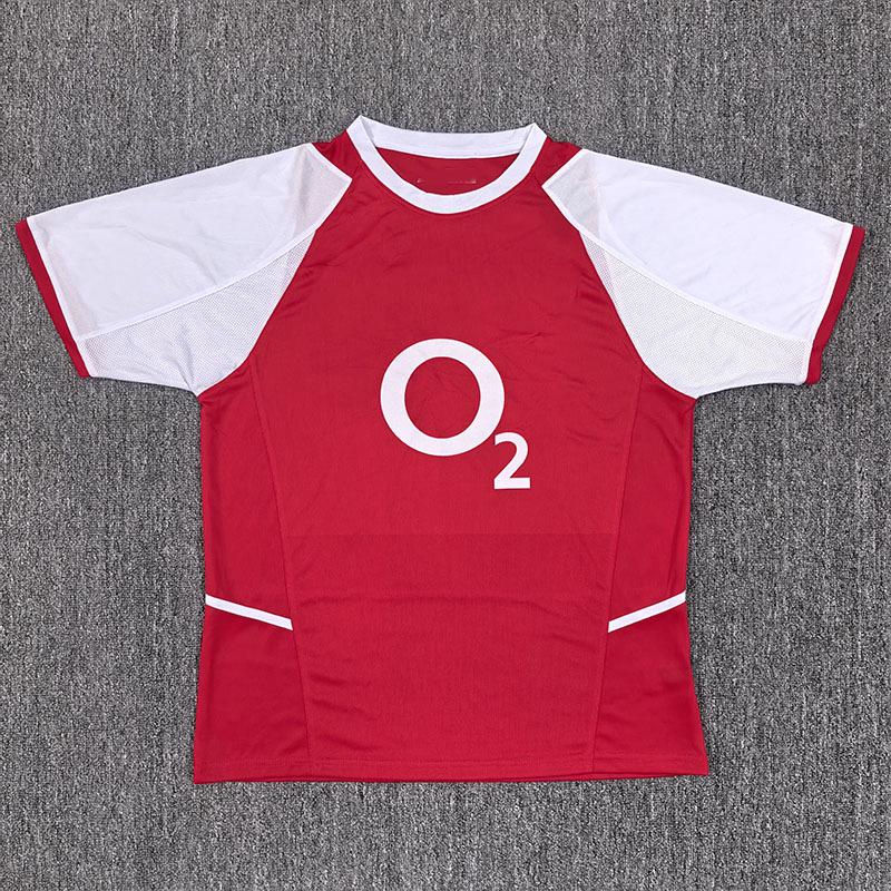 Retro Arsenal 02-04 Short-Sleeved Football Jersey S красный