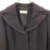 Emporio Armani Made In Italy Wool Tailored Jacket 40 Brown Women Used