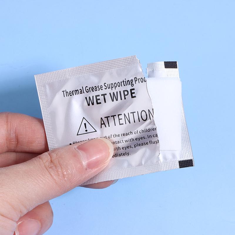 10/20 Bucăți Remover Pastă Termică Fără Impurități Șervețele Curățare Pastă Termică Pentru Radiator CPU GPU Pastă Termică