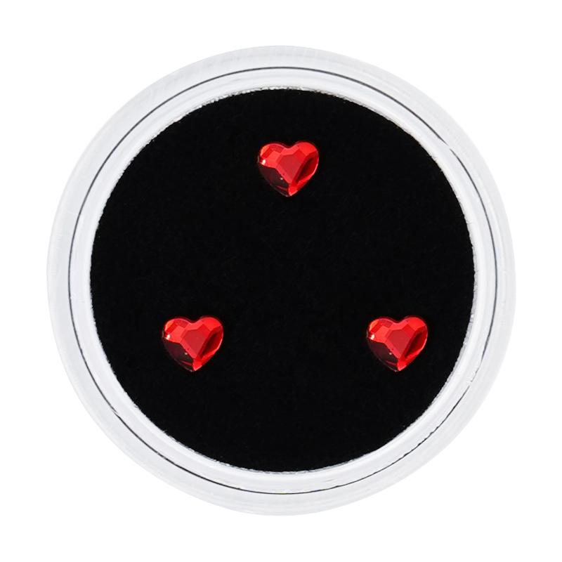 3Pcs/Box Heart Shape Oral Teeth Gems Modern Style Beauty Decoration Free Box Diamond Ornaments Dental Crystal Teeth Jewelry Gem