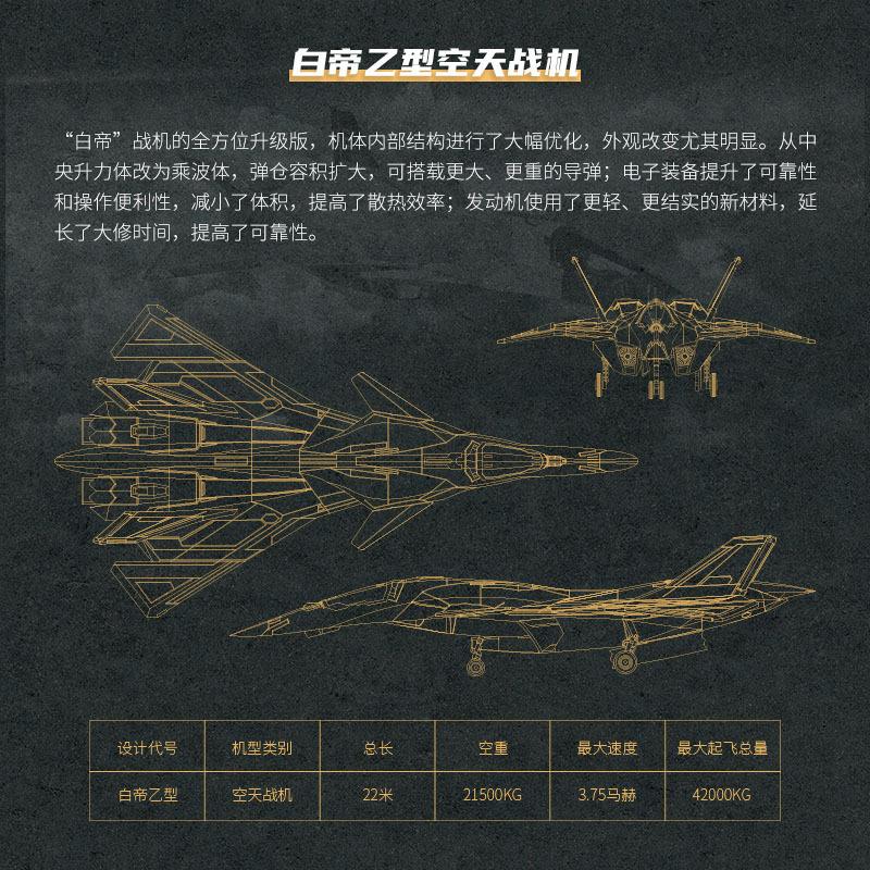 Simulated Genuine White Emperor B-Type Aerospace Alloy Fighter Model Collection Toy Gifts