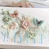 Iron-On Lace Applique Patch 3D Floral Pearl Lace Patch Decorative Embroidery Sewing Patch  Sewing