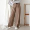 Mizqz Women 1+1 Pleated Wide Pants