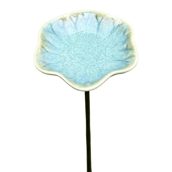 Bienenwassertränke mit Ständer, Schmetterlings-Trinkstation Gartenkunst, Vogeltränke mit Blumen für den Außenbereich, Geschenk für Bestäuber