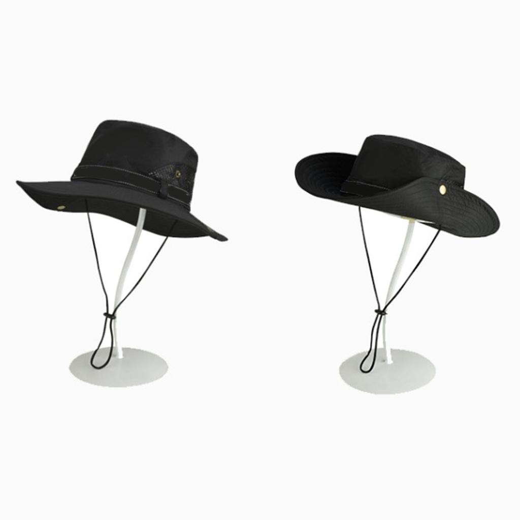 Men s Fisherman Hat   Outdoor Fishing Sunscreen Face Cover UV   Big Brim