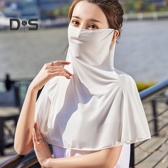 Sunscreen Face Guard Ice Silk Neck Protection Summer Riding Face Guard Outdoor Activities Travel Neck Gaiter