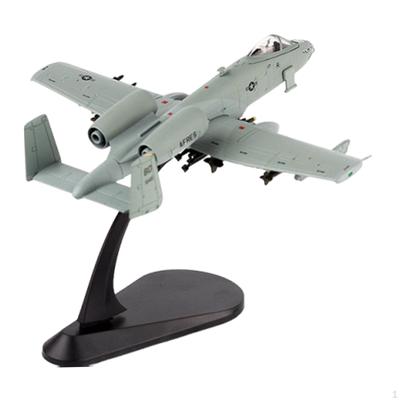 1/100 A10 Kampfjet Modell Ornament Geschenk Miniatur Luftfahrt Gedenk Sammlerstück Flugzeug für