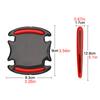 Universal-Carbon Faser Auto Tür Griff Farbe Scratch Protector Aufkleber Abdeckung Schutz Schutz Film Auto Sicherheit Reflektierende
