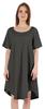 Inkmeso Noční košile pro ženy s krátkým rukávem W Noční košile s kulatým výstřihem Jersey tunika