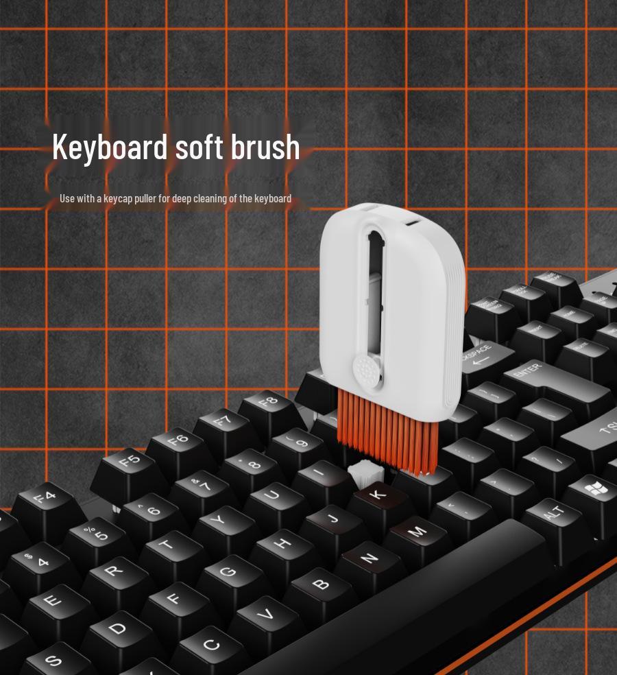 Multifunktionales Bluetooth-Headset & Gadget-Reinigungsset mit Bildschirmbürste