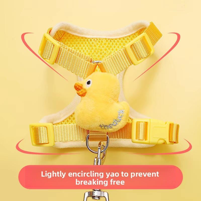 Pet Cat And Dog Harness Set With Nylon Material For Small And Medium Pets Suitable For Outings And Walks