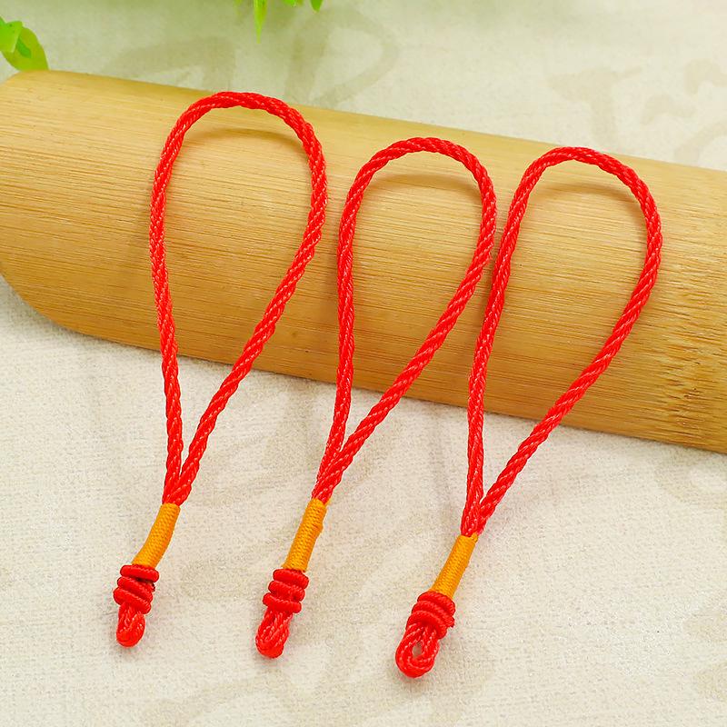 Thin Hemp Rope With Three Rings, Rope Head, Play Piece, Handle Rope, Key Bag, Jewelry Accessories, Fringed Lanyard.