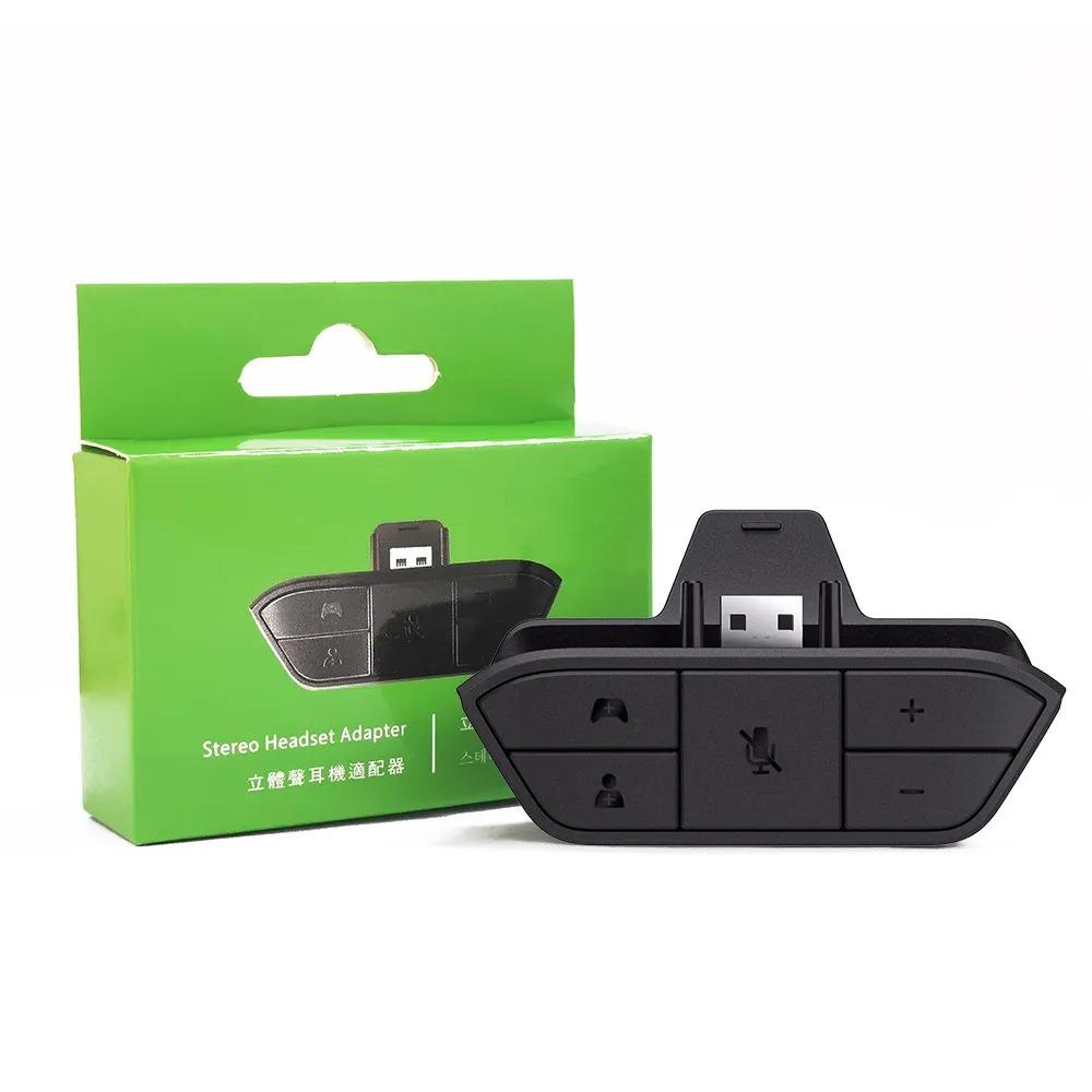 Stereo Headset Adapter for Xbox One & Xbox Series X|S Controller, Headphone Adapter Adjust Volume, Mic, Audio Balance (Voice Chat & Game Sound)