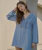 Atempo Kaftan Mini Onepiece_Soft Blue