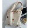 Sweet Flower Ladies Vest Shoulder Bags Large Capacity Portable Women's Tote Shopping Bag Retro Floral Female Purse Handbags