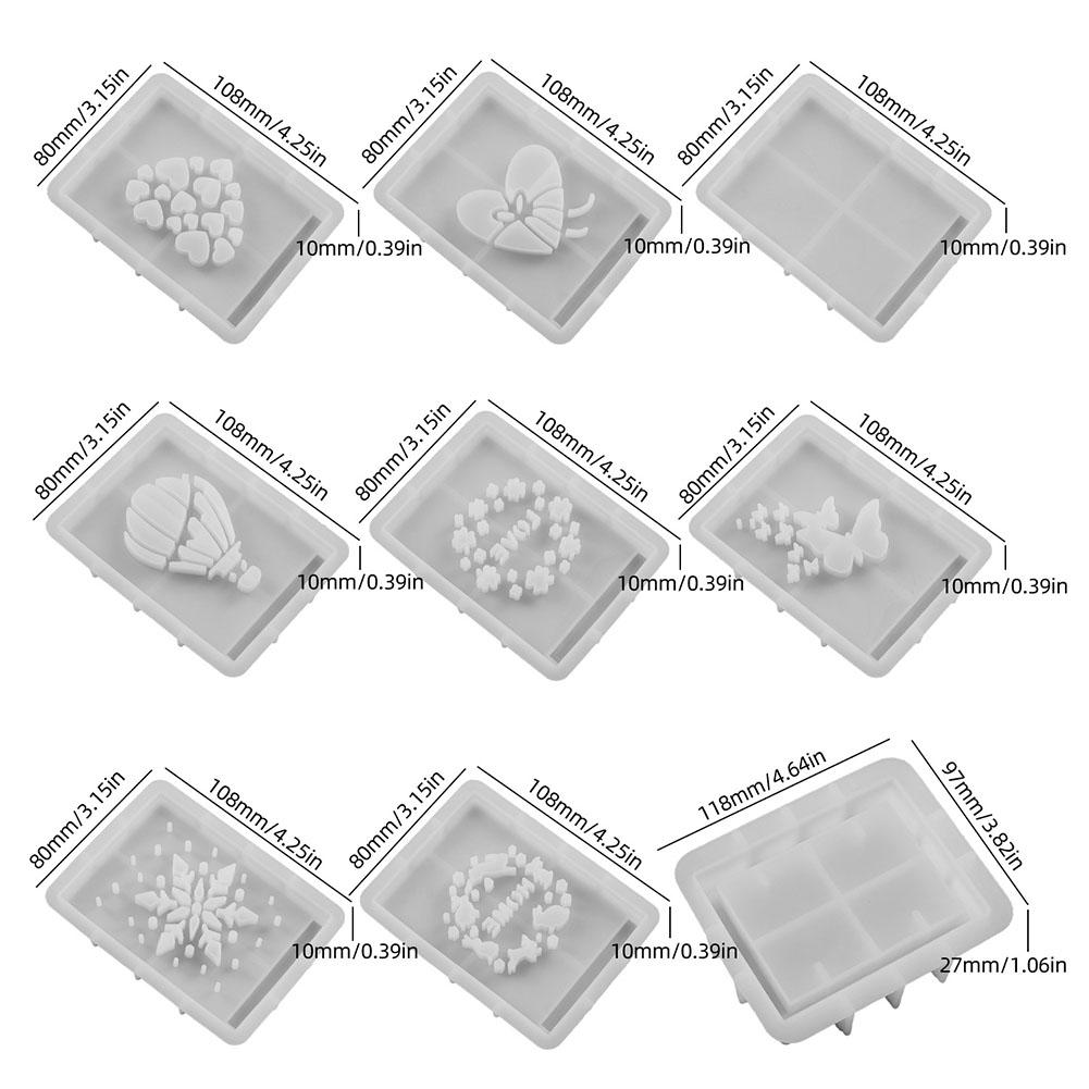 

Силиконовая форма для хранения полая форма для хранения DIY форма для корпуса форма для цемента прямоугольная антипригарная форма для литья для домашнего декора