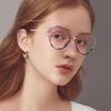 New Cat Eye Glasses Frame Womens Fashion Matte Metal Anti Blue Light Computer Goggles Stylish Eyewear
