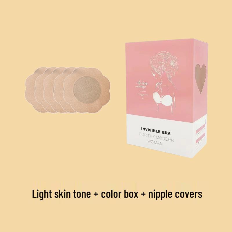 Mango Brush Glue Breast Pad: Thick, Invisible, Seamless, Breathable Enhancer for Small Chest