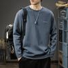 2025 Men's Summer Heavyweight Drop Shoulder T-Shirt - Trendy American Style Casual Solid Color Half Sleeve Top