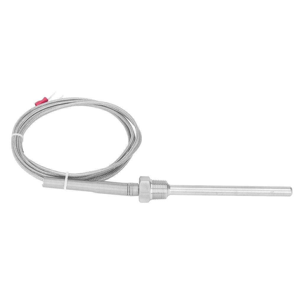 Termocuplu Tip K 0?400 celsius  38 NPT 8x100mm Sondă Senzor de Temperatură din Oțel Inoxidabil 2m  6.56ft