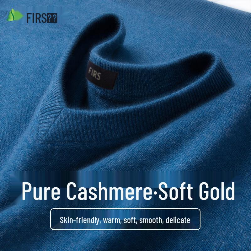 Shanshan Pure Cashmere Men's V-Neck Sweater