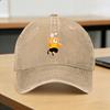 Teddy Bear Playing Badminton Print Casual Baseball Cap Summer for Young Unisex And Women Trucker Hat SunProof