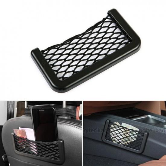 Universal Car Storage Bag Elastic Mesh Back Cargo Door Organizer Net Pocket