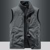 Men's Winter Vest Coat Mens Casual Thicken Polar Fleece Double-sided Dressing Warm Vest Outdoor Camping Hiking Fishing Waistcoat
