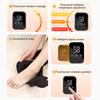Cordless Ankle Massager 3-in-1 Heated Ankle Wrap Foot Massager with 3 Vibration Modes And 3 Heat Levels for Achilles