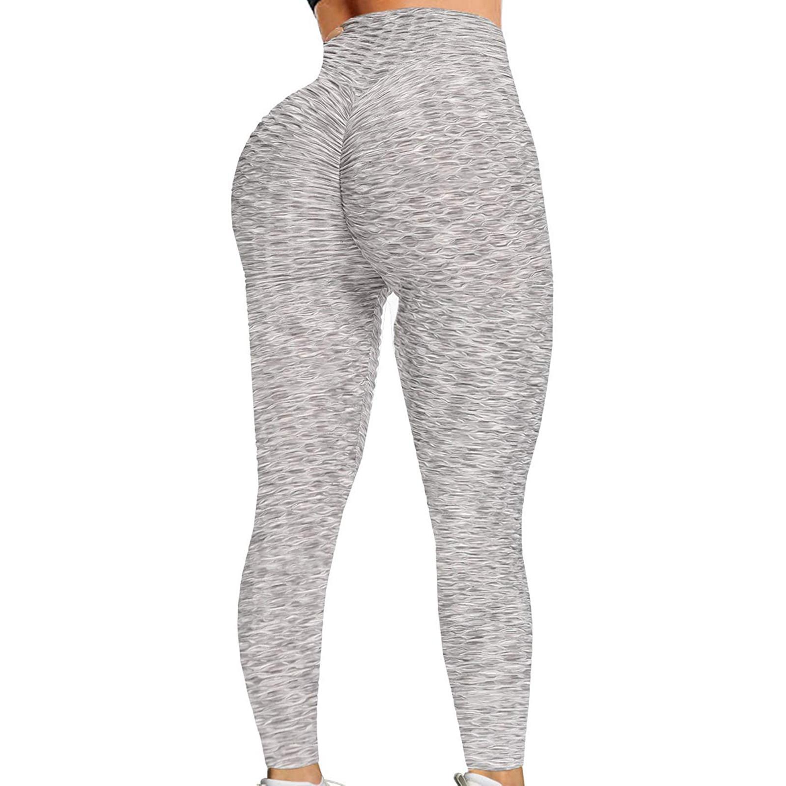 

Женские штаны для йоги с высокой талией для упражнений на подъем бедер, фитнеса, бега и йоги L