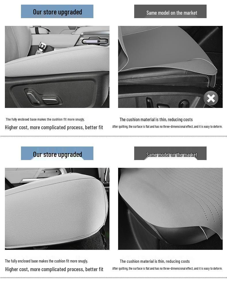 Universal Formula Leopard Titanium 7 Seat Cushion, All-Season Full-Coverage Suede Cover