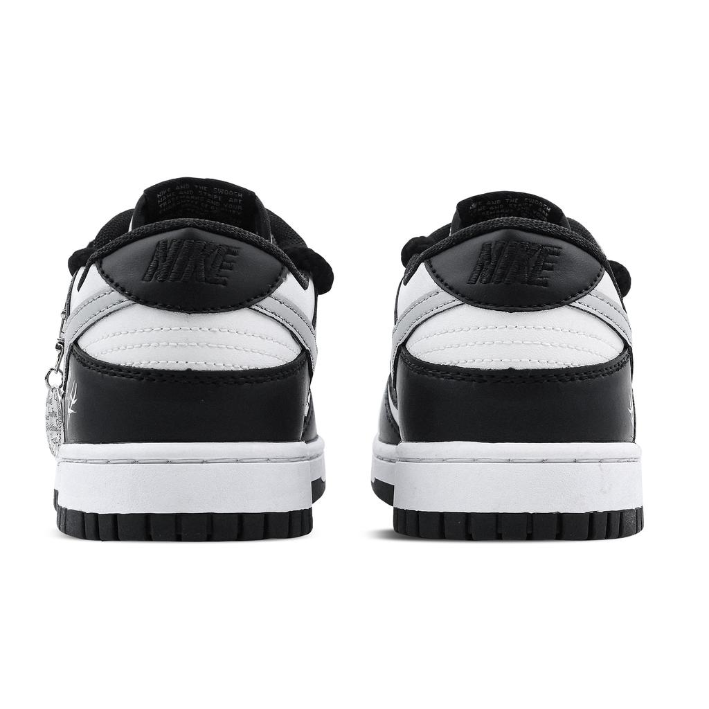 Nike Dunk Simple Book 1 Heart Box Abrasion Resistant Low top Skateboard Shoes Unisex Black Gray HF5441-100(Team773-1-)