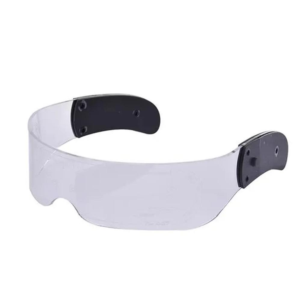 Occhiali Visiera LED 7 Colori Occhiali Futuristi 3 Modalità Occhiali Luminosi Occhiali Luminosi Cyberpunk per Adulti Bar Cosplay Festa di Halloween
