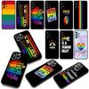 Love Is Love LGBT Rainbow Heart LGBTQ Case for Samsung Galaxy A36 A17 A26 A07 A35 A54 A53 A13 A33 A34 S8 S9 S20 S21 FE S10 Plus