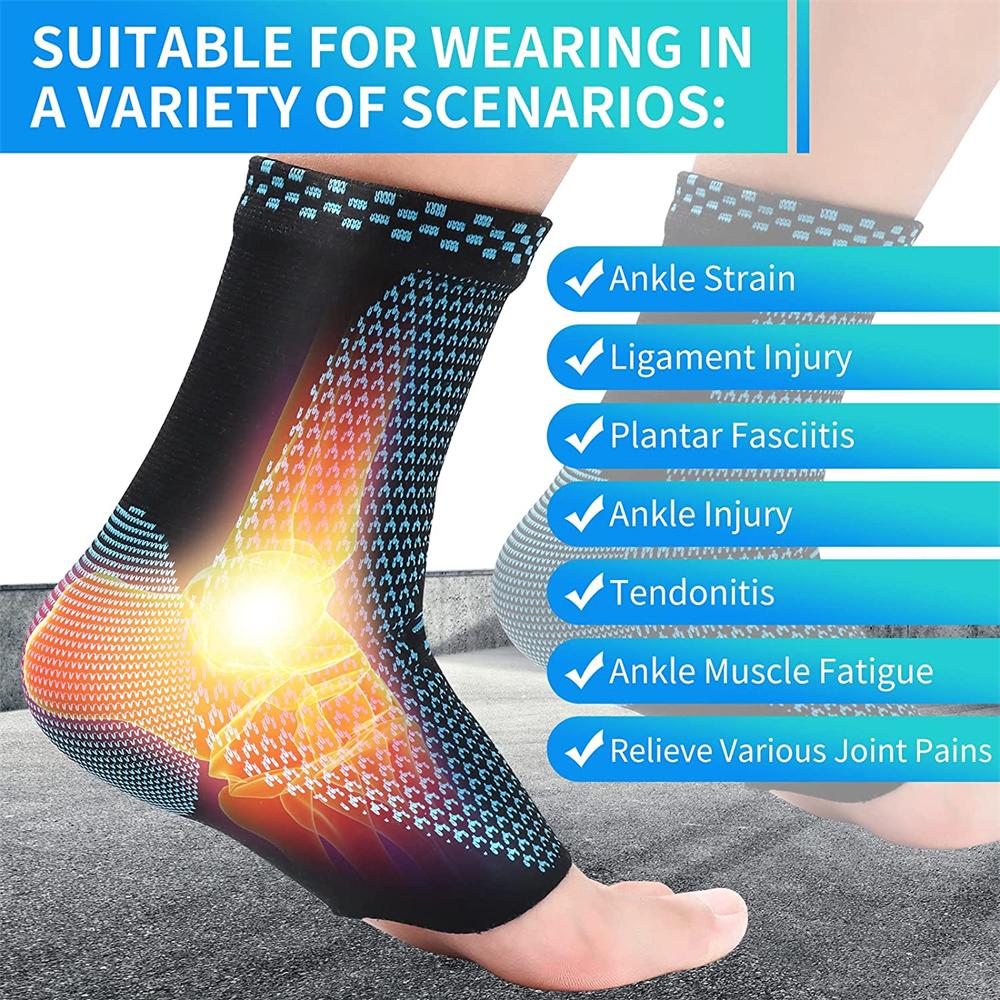 1 Pair Womens Mens Ankle Brace Ankle Sleeves Ankle Compression Ankle Brace