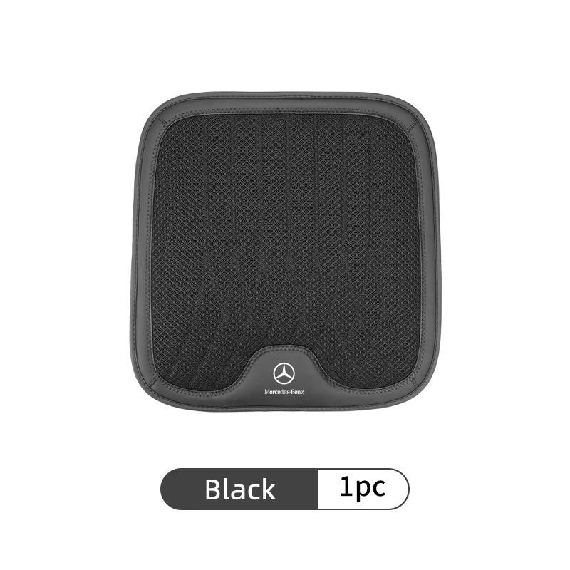 TCPDU1 Hot 2025 Ice Silk Car Rear Front Seat Backrest Cushion Non-Slip Pad For Mercedes Benz AMG A C E S G Class W201 W210 W108 W204 W2
