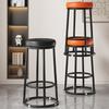 OEING Commercial Iron Art Bar Stool